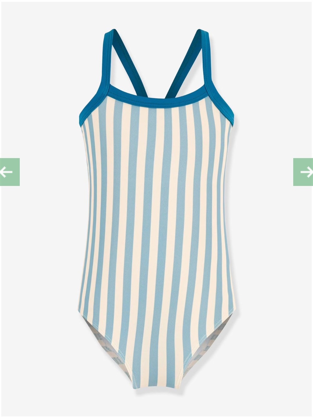NWOT Petit Bateau Striped Swimsuit